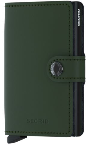 Miniwallet matte-green-black Green-black