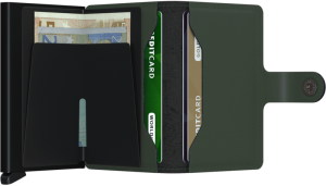 Miniwallet matte-green-black Green-black