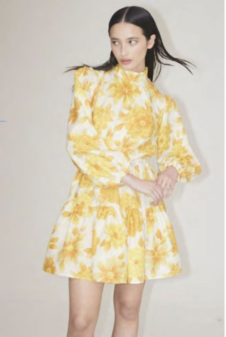 SONNY MINI DRESS  LEMON