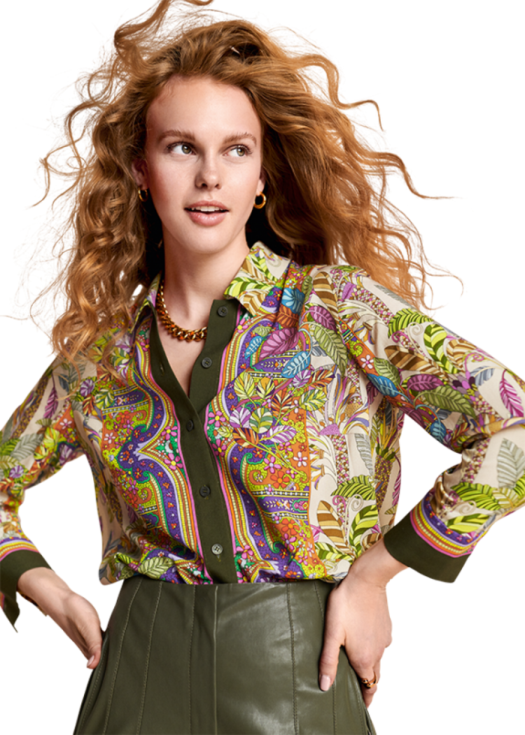 Blouse 184 multicolour