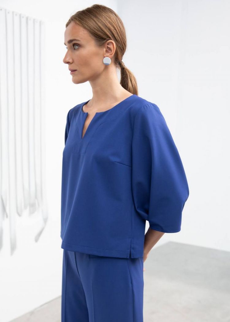 Blouse 005-0673 Blueberry