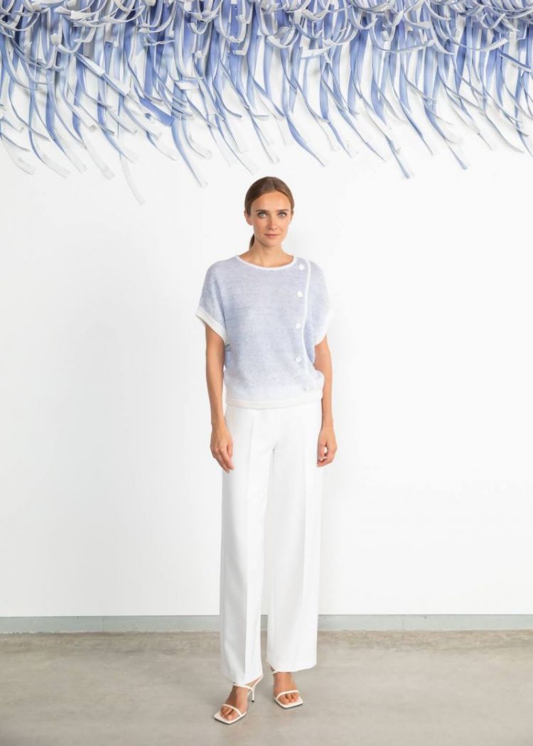 Broek White E1