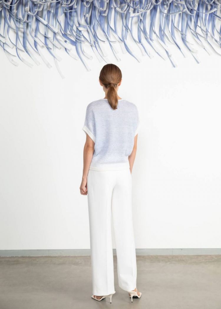Broek White E1