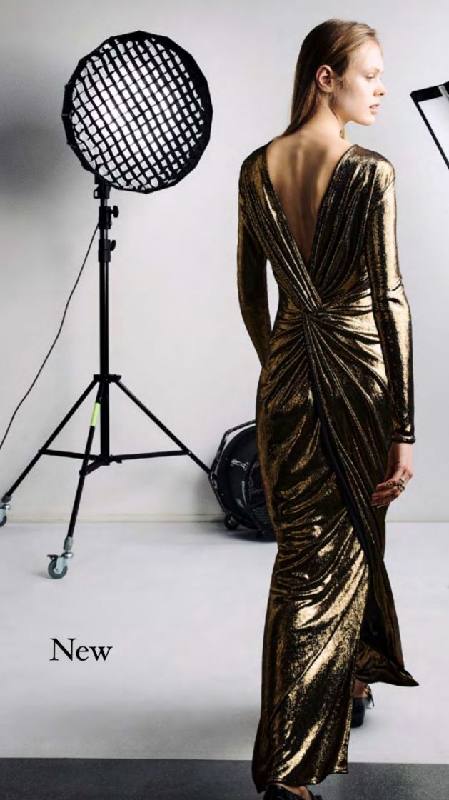 Avondjurk gold/black