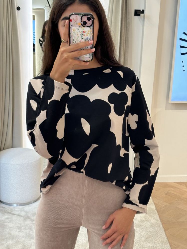 SLEEVE SWEATSHIRT  CASHMERE