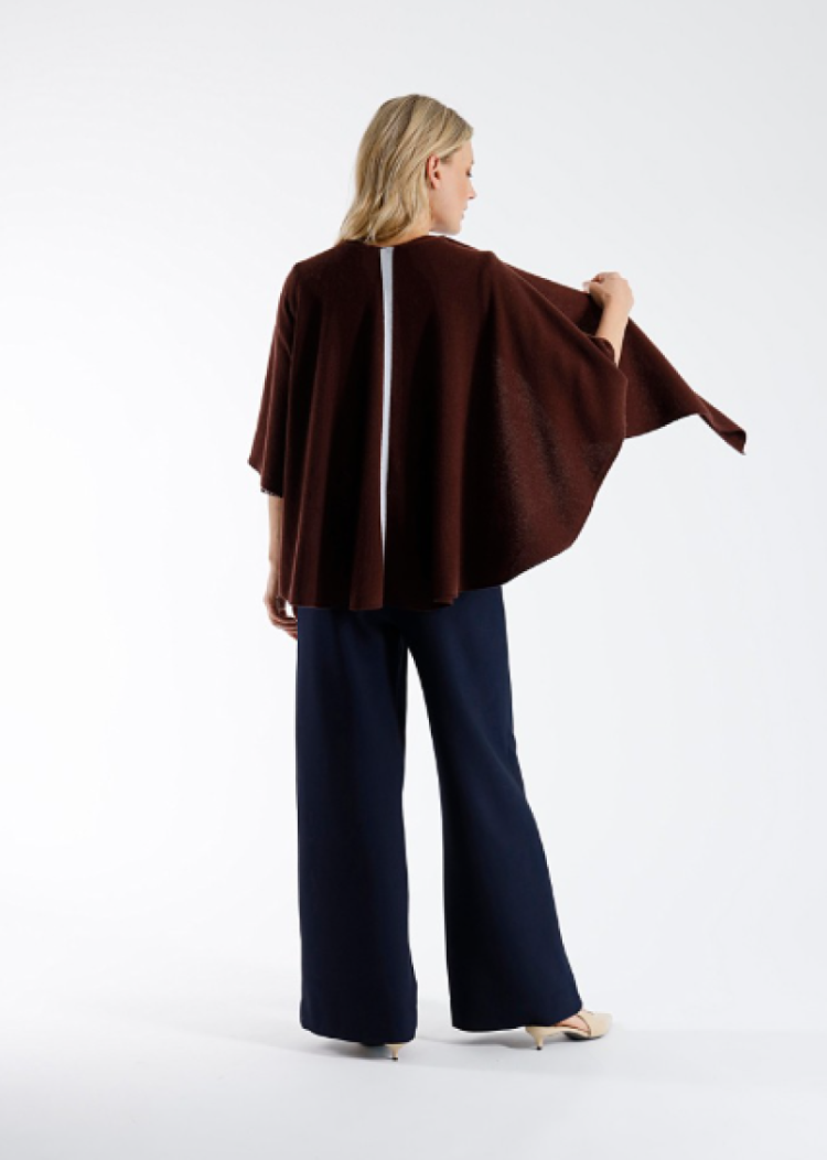 knitwear  brown/light blu